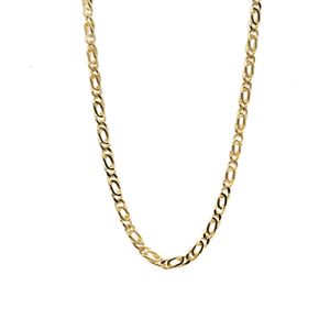CADENA TEJIDO OJO DE PAJARO 18K