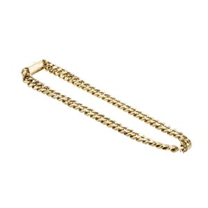 PULSERA TEJIDO CUBANA 18K