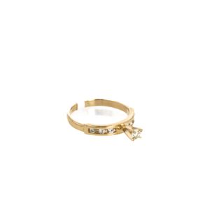 ANILLO PIEDRAS FINAS 18K