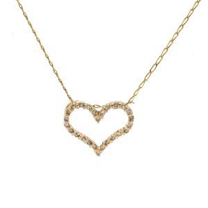 DIJE 14K PIEDRA FINA 0,26 CT APROX
