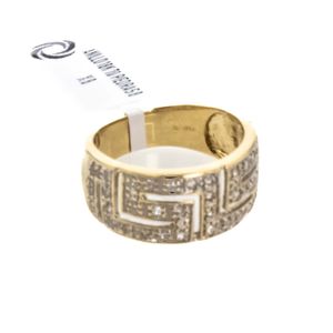 ANILLO 18K 70 PIEDRAS 8 X 8