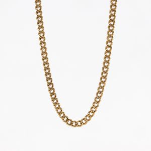 CADENA TEJIDO CUBANA 18K