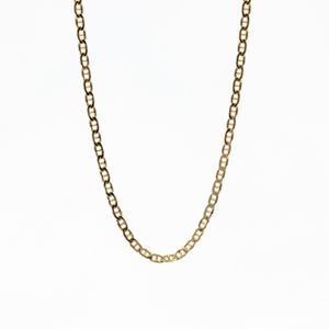 CADENA TEJIDO ANCLA 18K