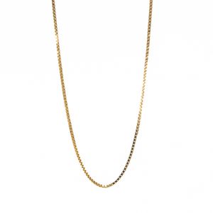 CADENA TEJIDO CAJA 18K