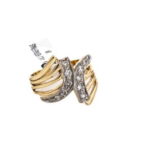 ANILLO PIEDRAS FINAS 18K
