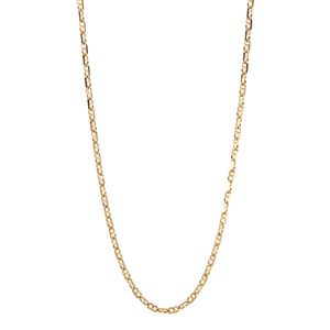 CADENA TEJIDO ANCLA 18K