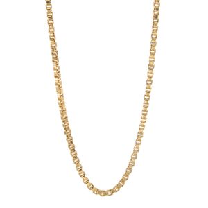 CADENA TEJIDO CAJA 18K