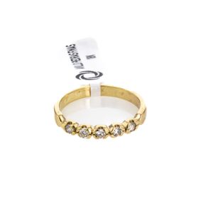 ANILLO PIEDRAS FINAS 18K