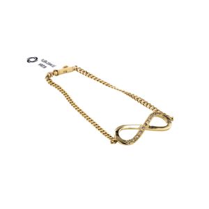 PULSERA CUBANA DIJE INFINITO 18K