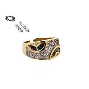 ANILLO ROLEX CON ZIRCONES 18K