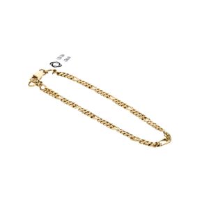 PULSERA CUBANA ALTERNADA 18K