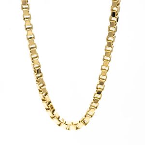CADENA TEJIDO CAJA 18K