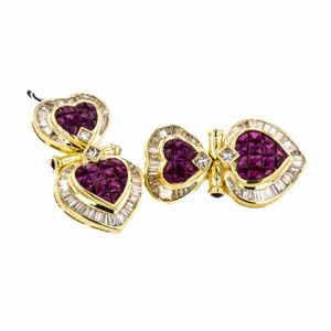 ARETES PIEDRAS FINAS 18K