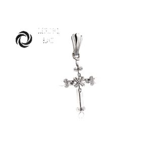 DIJE CRUZ 18K O. BLANCO