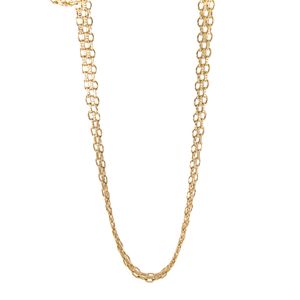 CADENA TEJIDO BISMARK 18K