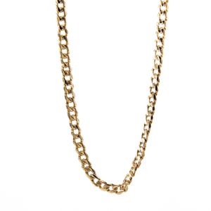 CADENA TEJIDO CUBANA 18K