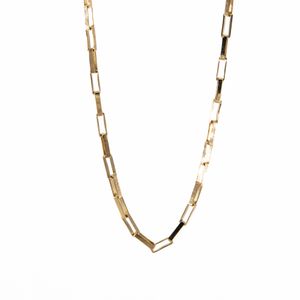 CADENA TEJIDO FORZADA 18K