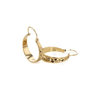 ARETES CANDONGAS 18K