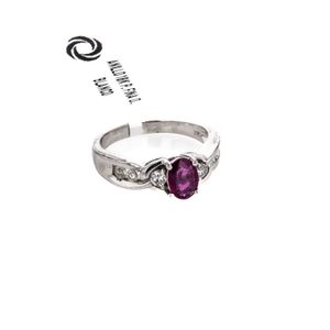 ANILLO 18K P. FINA O. BLANCO