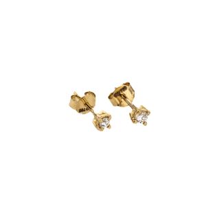 ARETES 18K P.FINA 0,16CT