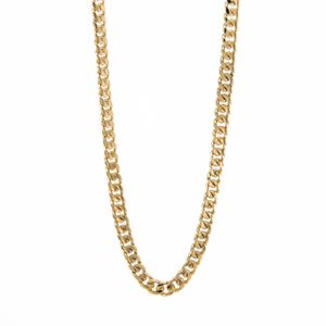 CADENA TEJIDO CUBANA 18K
