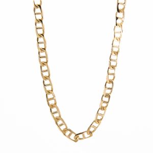 CADENA TEJIDO ANCLA 18K