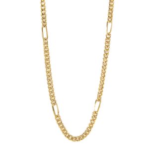 CADENA CUBANA ALTERNADA 18K