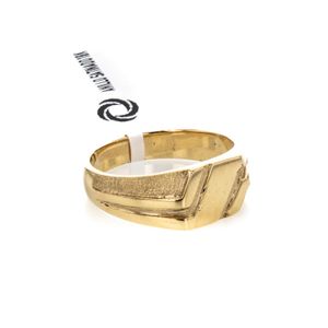 ANILLO SATINADO 18K