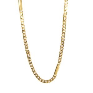 CADENA CUBANA ALTERNADA 18K