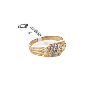 ANILLO PIEDRAS FINAS 18K