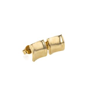 ARETES TOPOS LISOS 18K