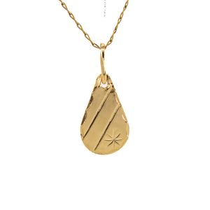 DIJE PLACA 18K