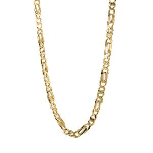 CADENA OJO PAJARO ALTERNADA 18K