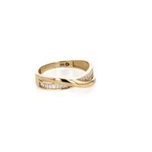 ANILLO CRUZADO CON ZIRCONES TK