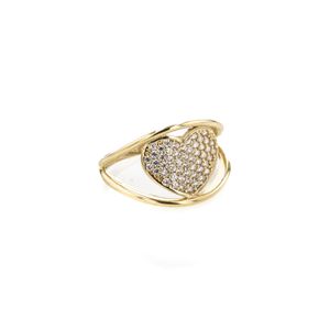 ANILLO CORAZON ZIRCONES TK