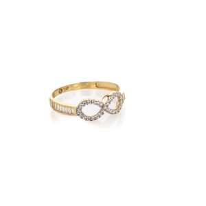 ANILLO INFINITO CON ZIRCONES TK