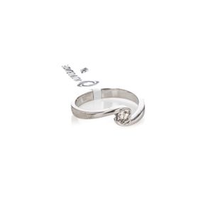 ANILLO 18K O. BLANCO P. FINA