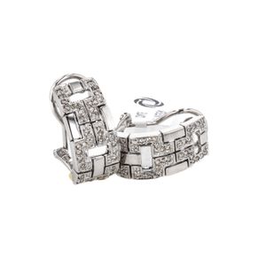 ARETES 18K P. FINA O. BLANCO