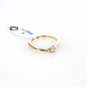 ANILLO COMPROMISO 18K