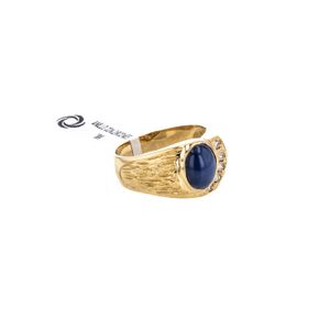 ANILLO CON ZIRCONES 18K