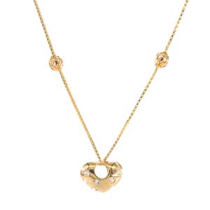 CADENA TEJIDO CAJA CON DIJE 18K