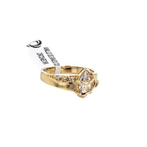 ANILLO DE GRADO CON ZIRCONES 18K