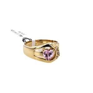 ANILLO DE GRADO CON ZIRCONES 18K
