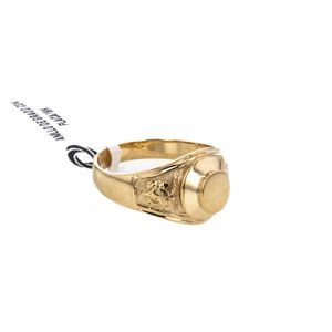 ANILLO DE GRADO CON PLACA 18K