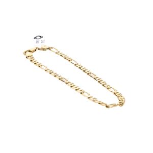 PULSERA ANCLA ALTERNADA 18K