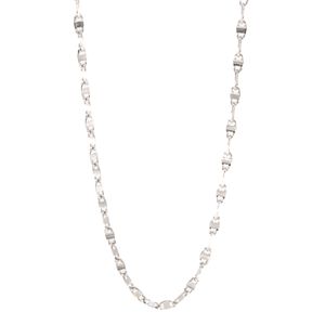 CADENA ANCLA ORO BLANCO 18K