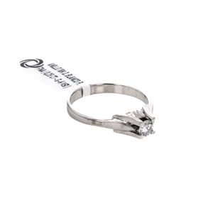 ANILLO 18K O. BLANCO P. FINA ( 0,25 CT - G-H VS1 )