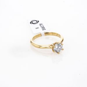 ANILLO COMPROMISO 18K