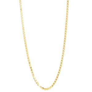 CADENA TEJIDO CAJA 18K