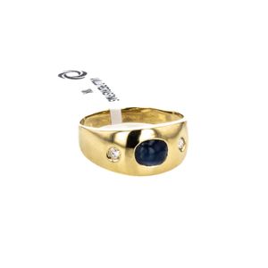 ANILLO PIEDRAS FINAS 18K